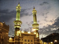Minarets in makkah mecca